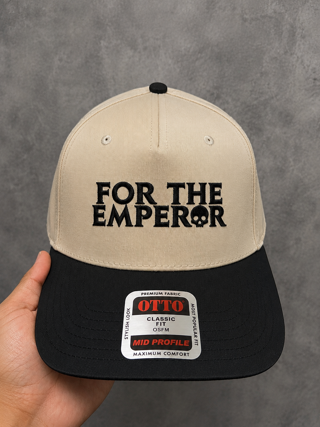 Warhammer 40K Hat | For The Emperor Embroidered Baseball Cap | Space Marine Imperium Fan Gift