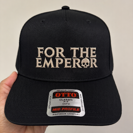 Warhammer 40K Hat | For The Emperor Embroidered Baseball Cap | Space Marine Imperium Fan Gift