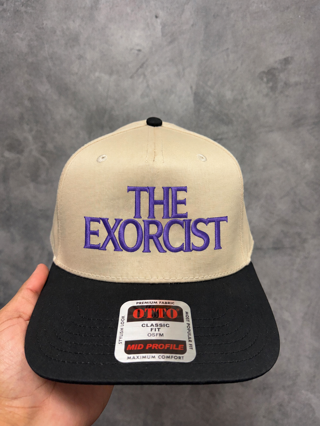The Exorcist 1973 Classic Horror Movie Inspired Embroidered Baseball Cap - Retro Fan Merch
