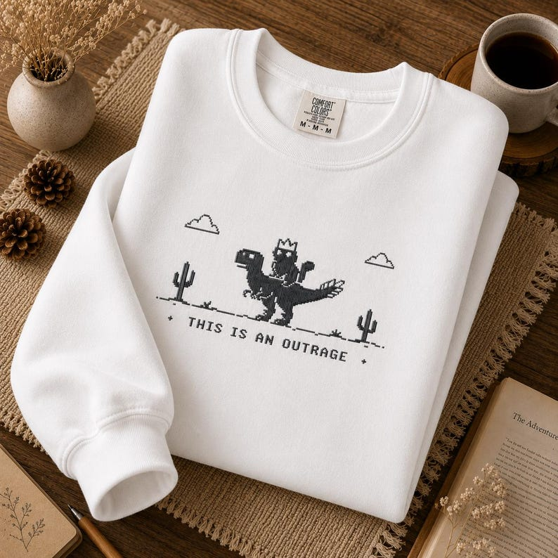 Princess Donut & Mongo Embroidered Sweatshirt – Fantasy Book Lover Apparel