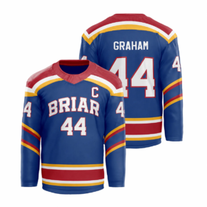 Garrett Graham Captain Replica Blue Jersey | Briar University Off Campus Merch